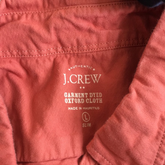 J Crew Slim Salmon Short Sleeve (WORN ONCE) - Picture 2 of 3